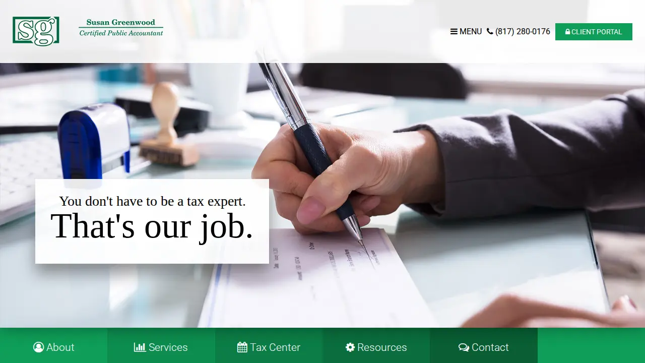 Greenwood Susan CPA page