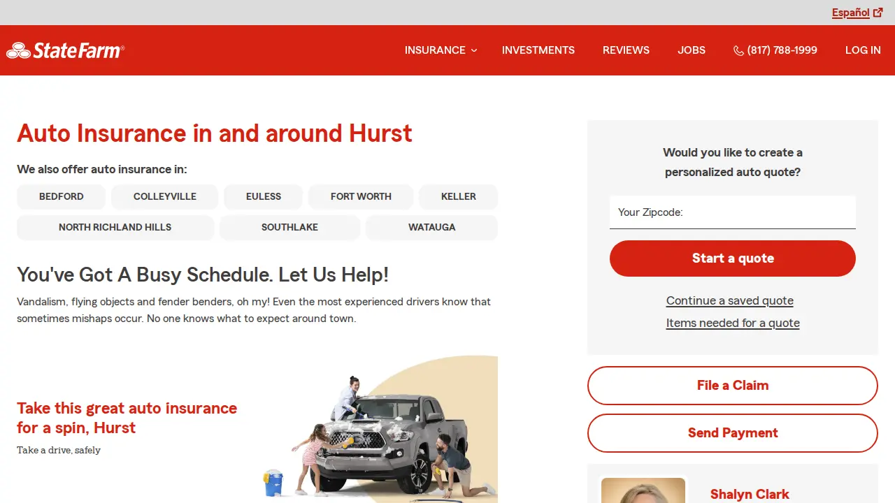 Shalyn Clark - State Farm Insurance Agent page