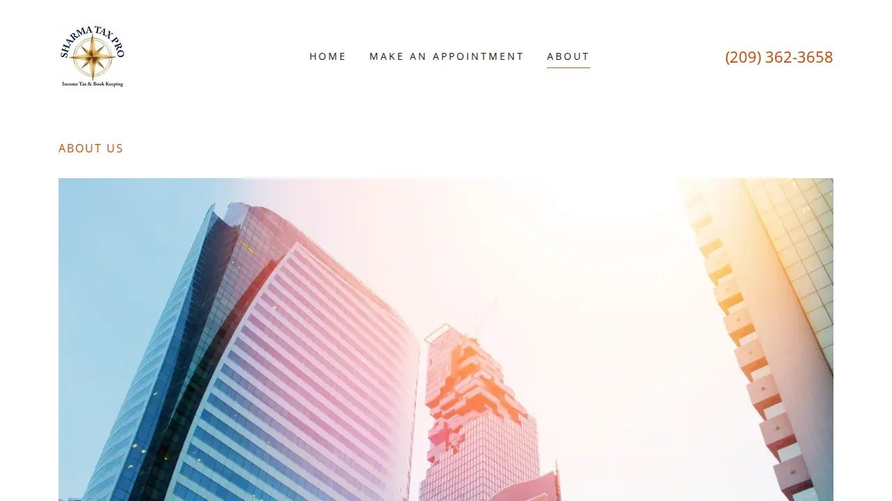 Sharma Tax Pro page