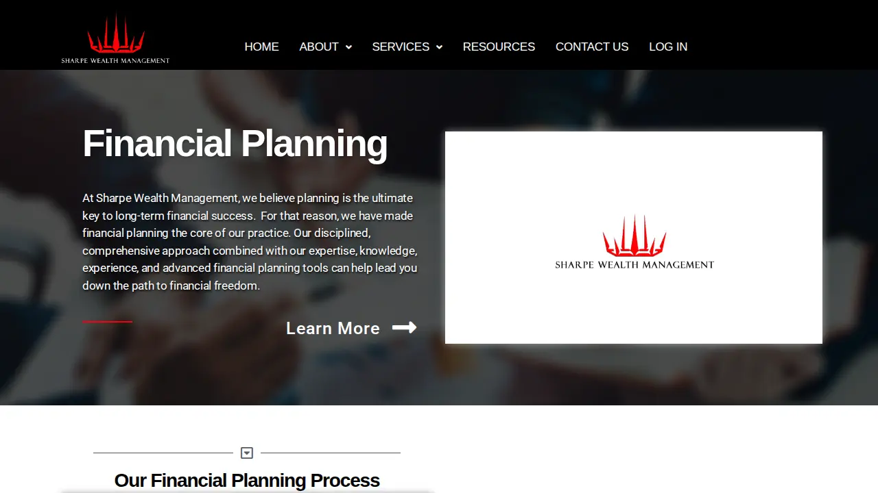 Sharpe Wealth Management LLC page