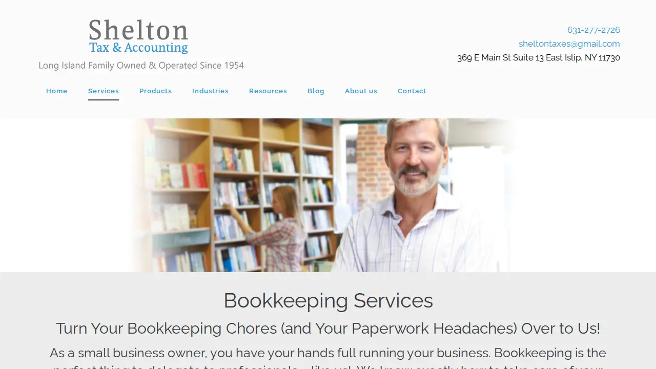 Shelton Tax & Accounting page