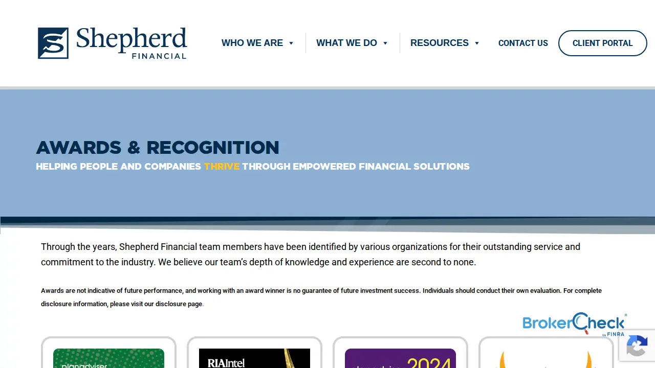 BCM Wealth Management - A Shepherd Financial Partner page