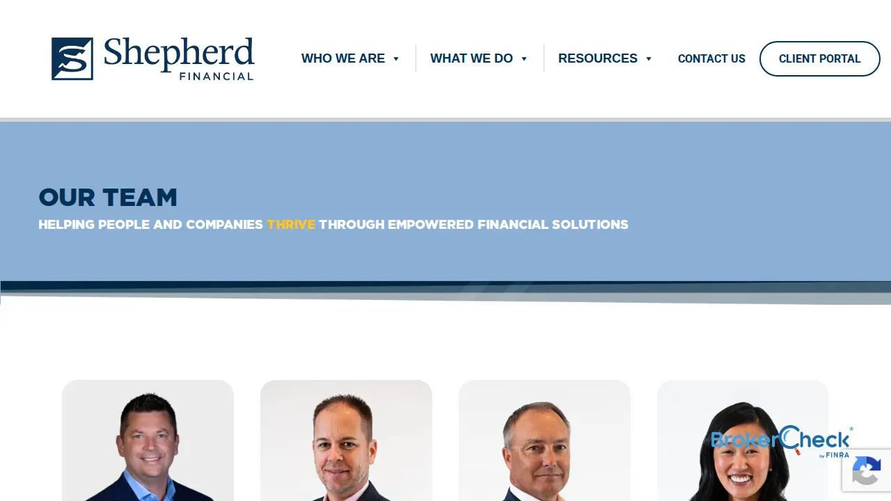 BCM Wealth Management - A Shepherd Financial Partner page