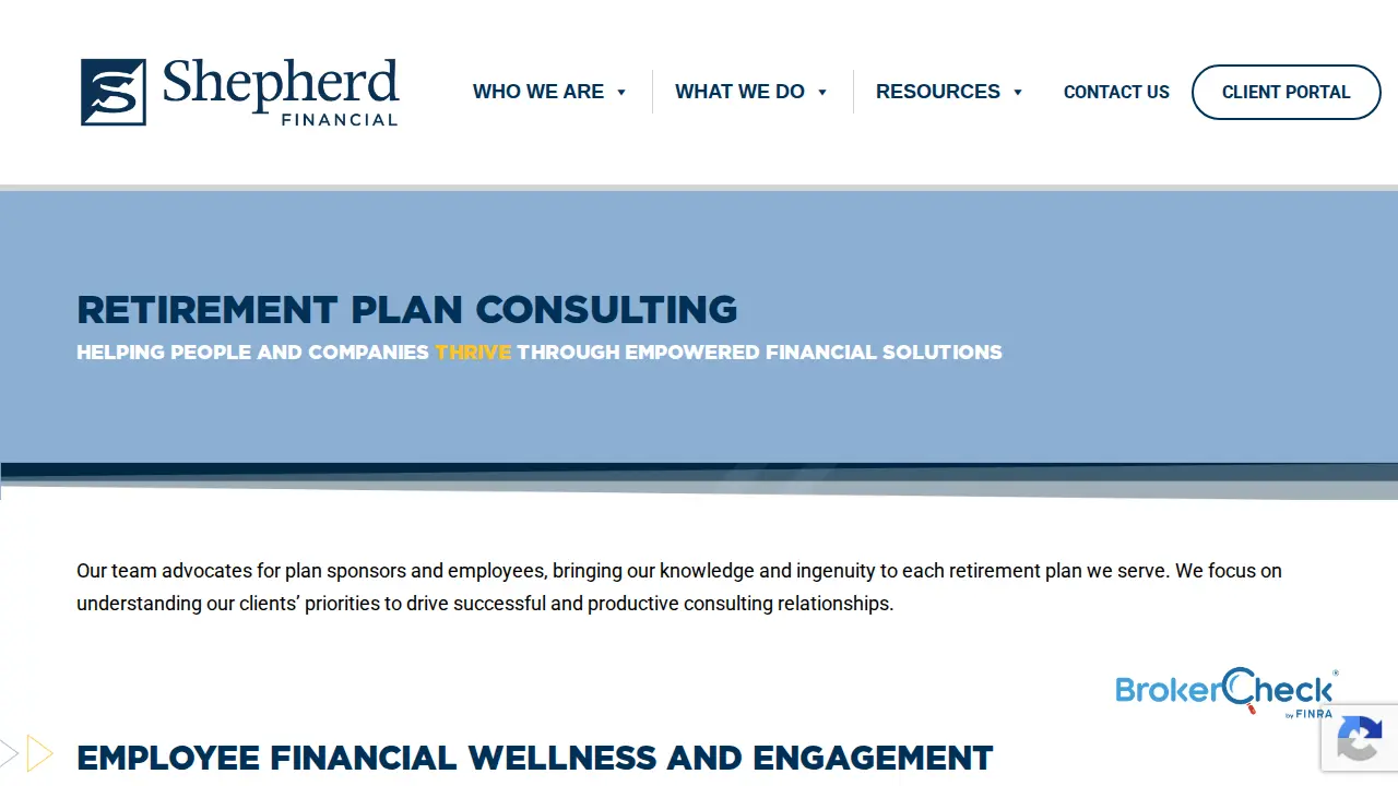 BCM Wealth Management - A Shepherd Financial Partner page