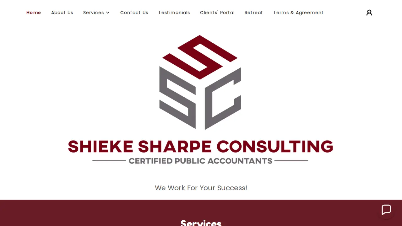 Shieke Sharpe Consulting website
