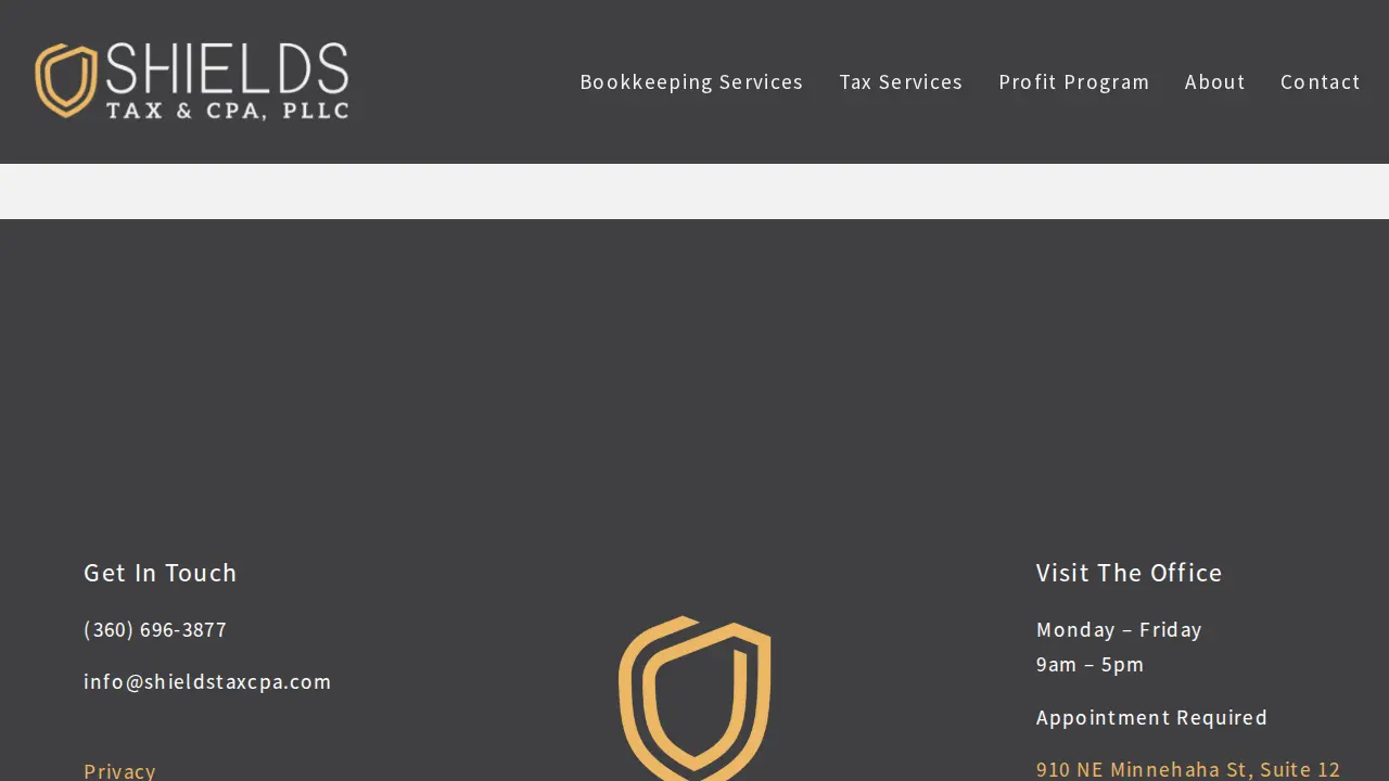 Shields Tax & CPA, PLLC page