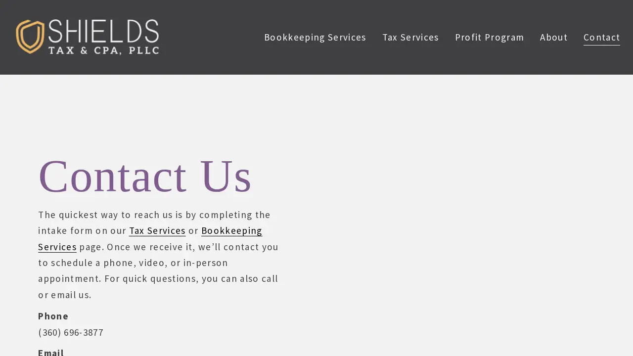 Shields Tax & CPA, PLLC page