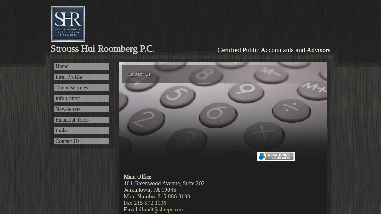 Strouss Hui Roomberg Ellis PC page