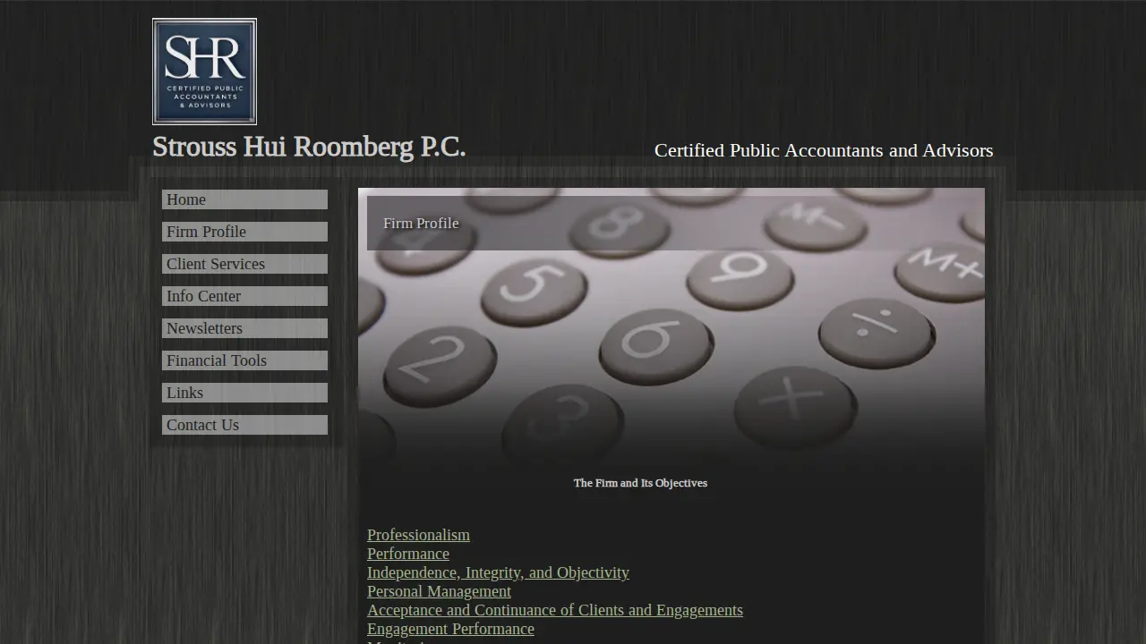 Strouss Hui Roomberg Ellis PC page