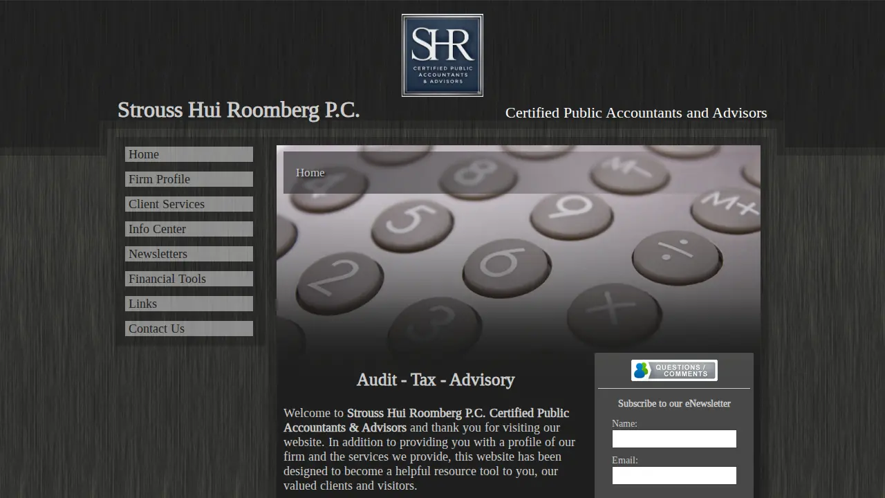 Strouss Hui Roomberg Ellis PC page