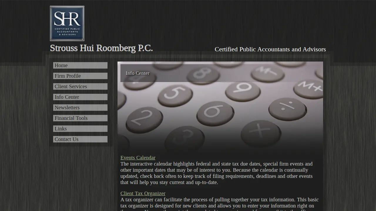 Strouss Hui Roomberg Ellis PC page