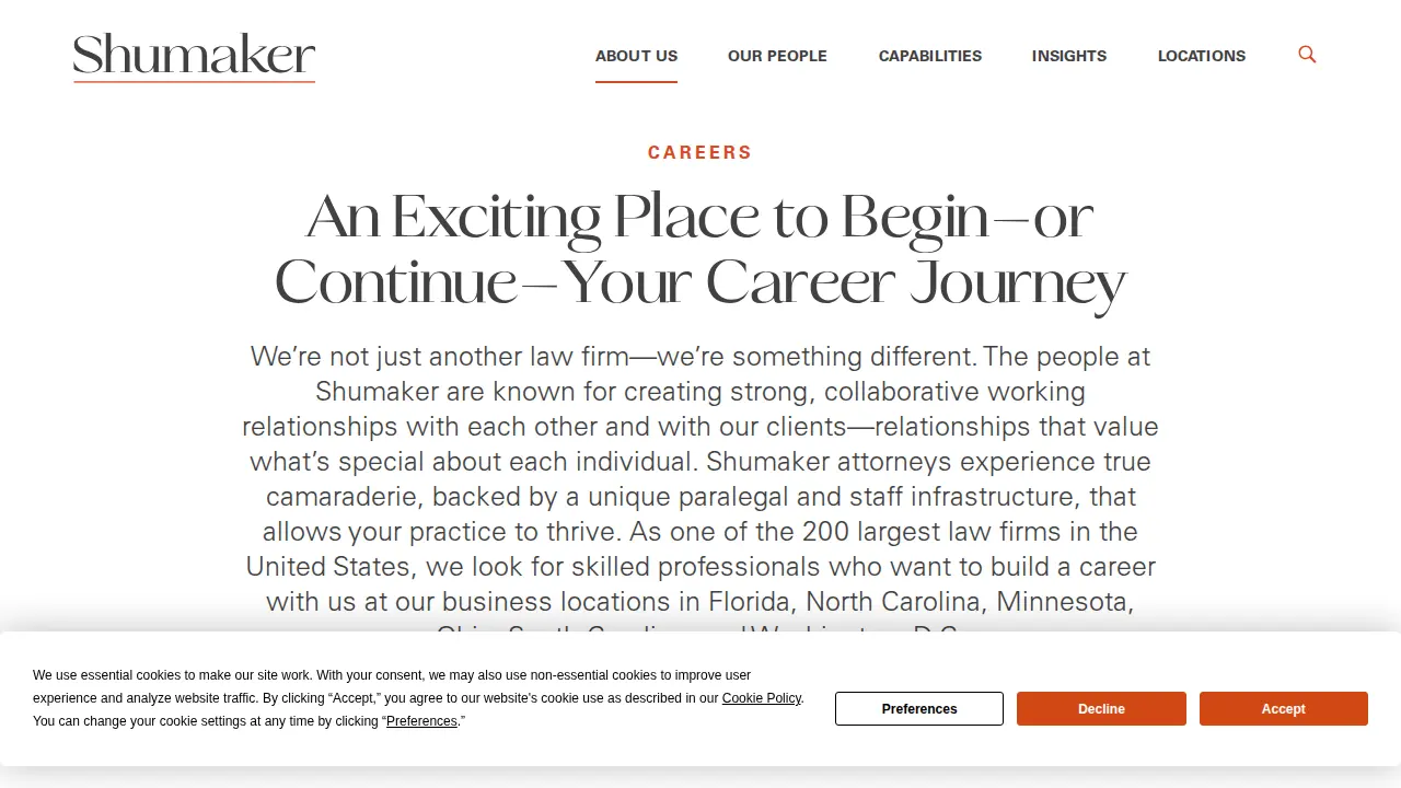 Shumaker, Loop & Kendrick, LLP page