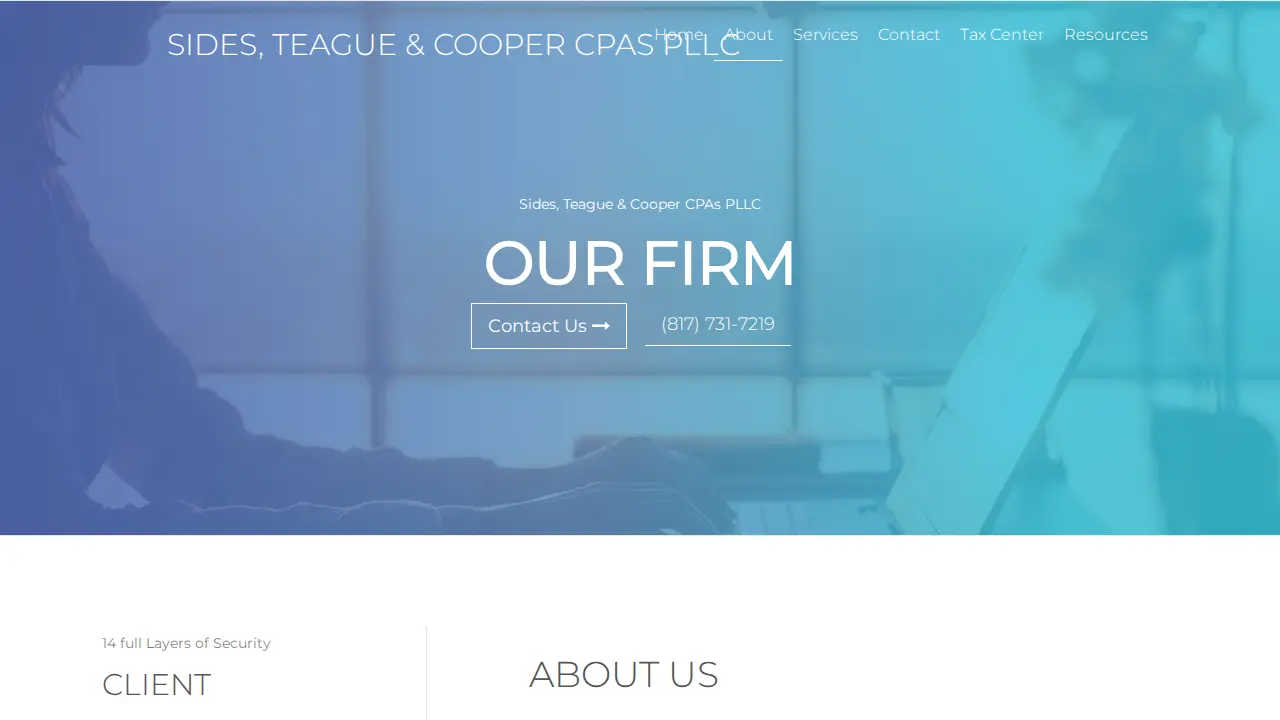 Sides & Teague CPAs PLLC page