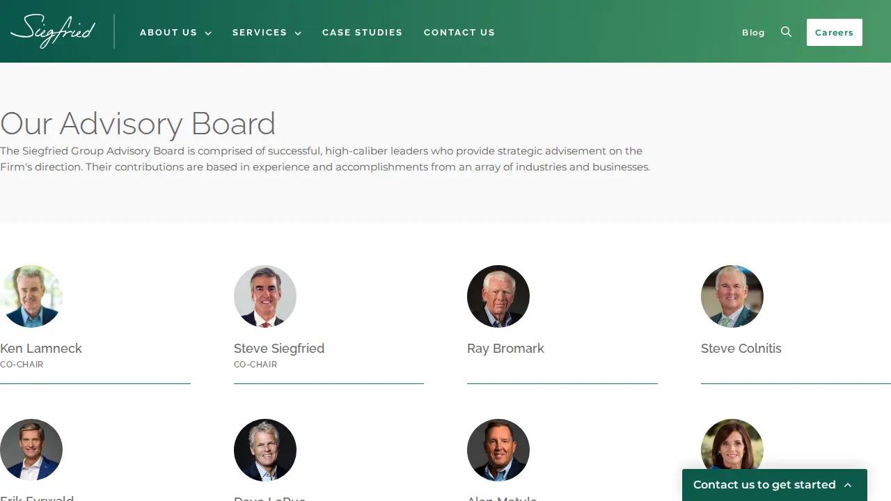 The Siegfried Group, LLP page