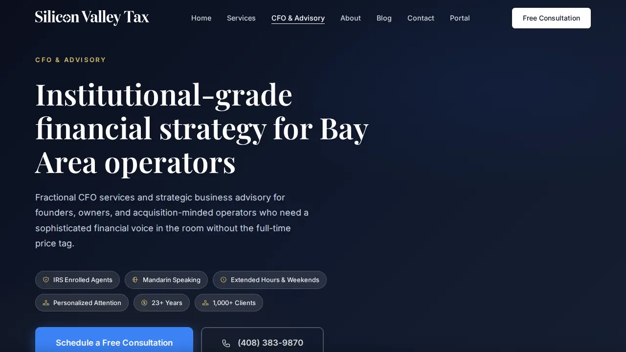 Silicon Valley Tax page