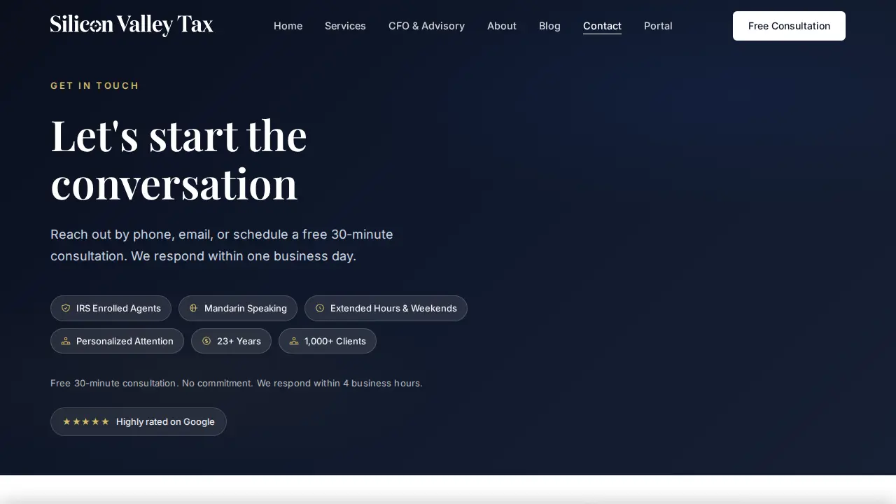 Silicon Valley Tax page