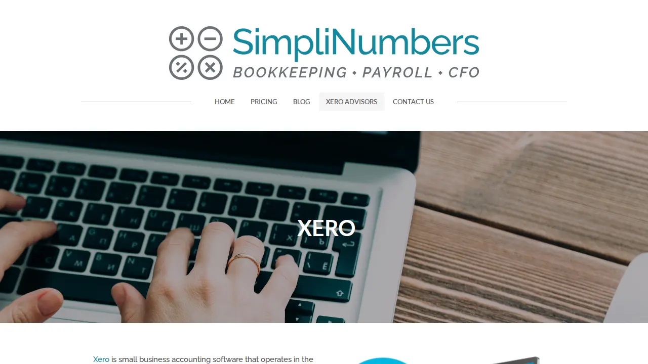 SimpliNumbers page