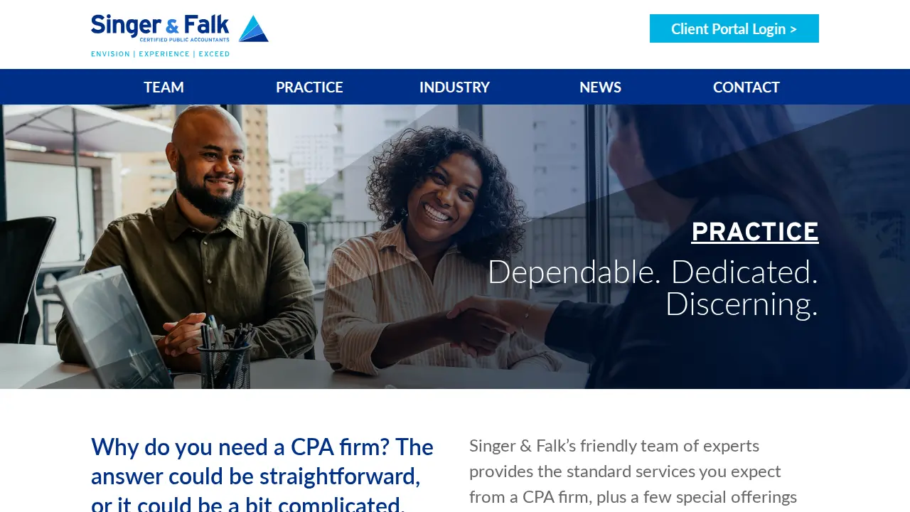 Singer & Falk CPA's page