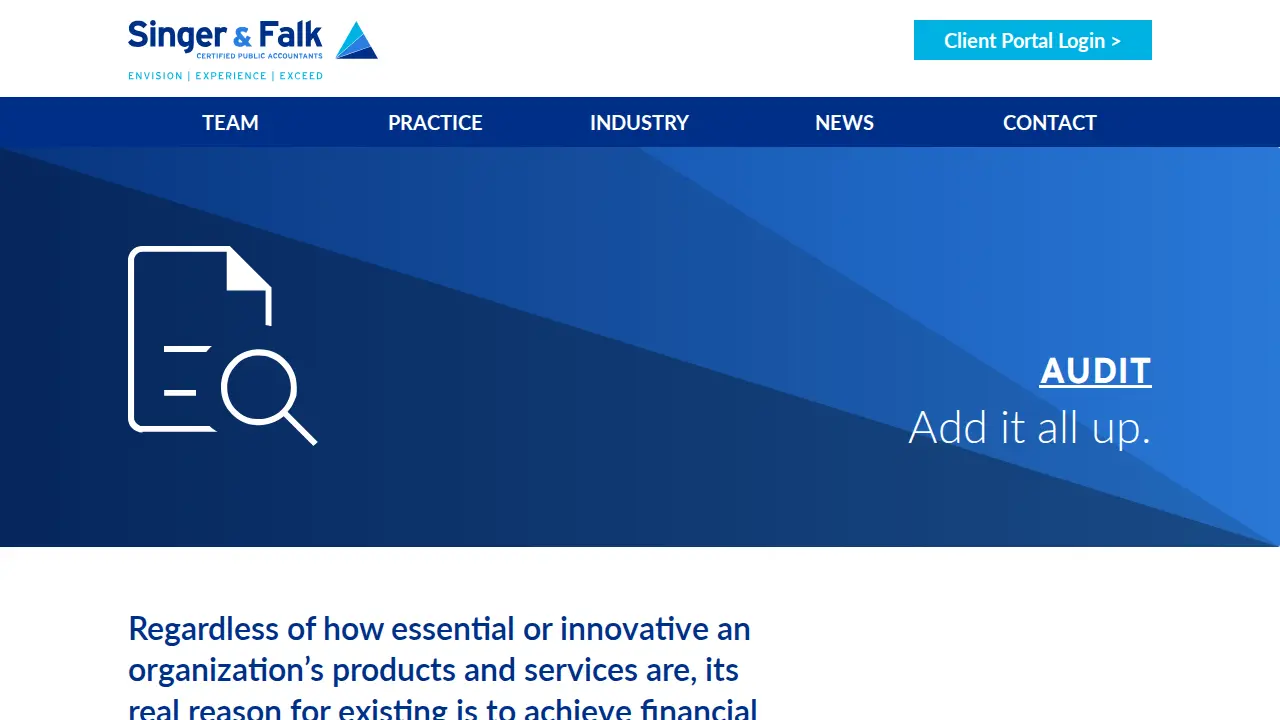 Singer & Falk CPA's page