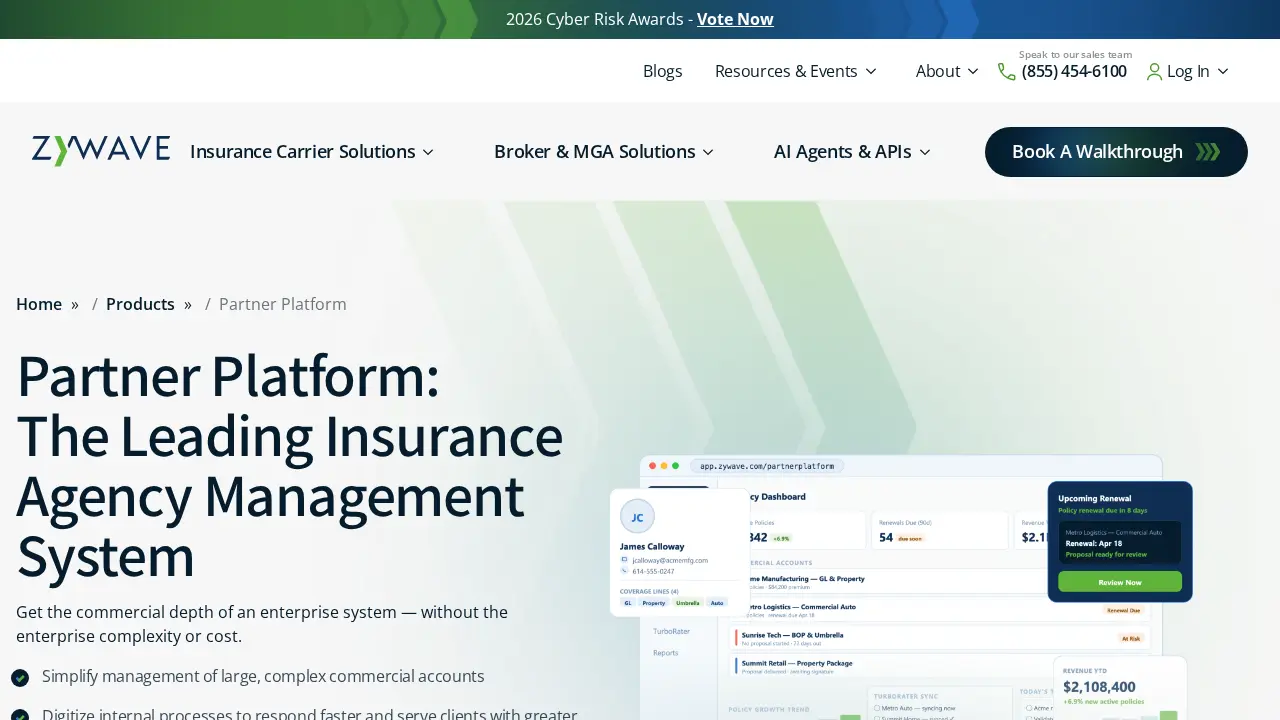 Strategic Insurance Software website