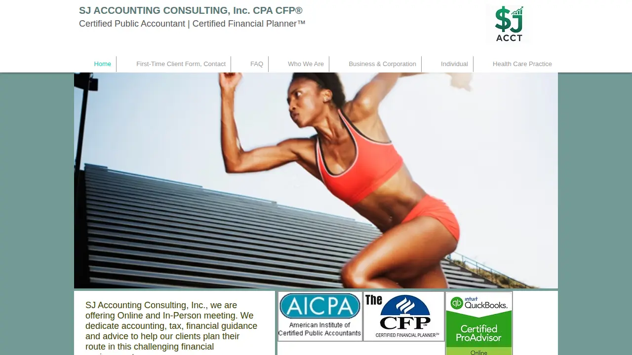 SJ Accounting Consulting CPA CFP