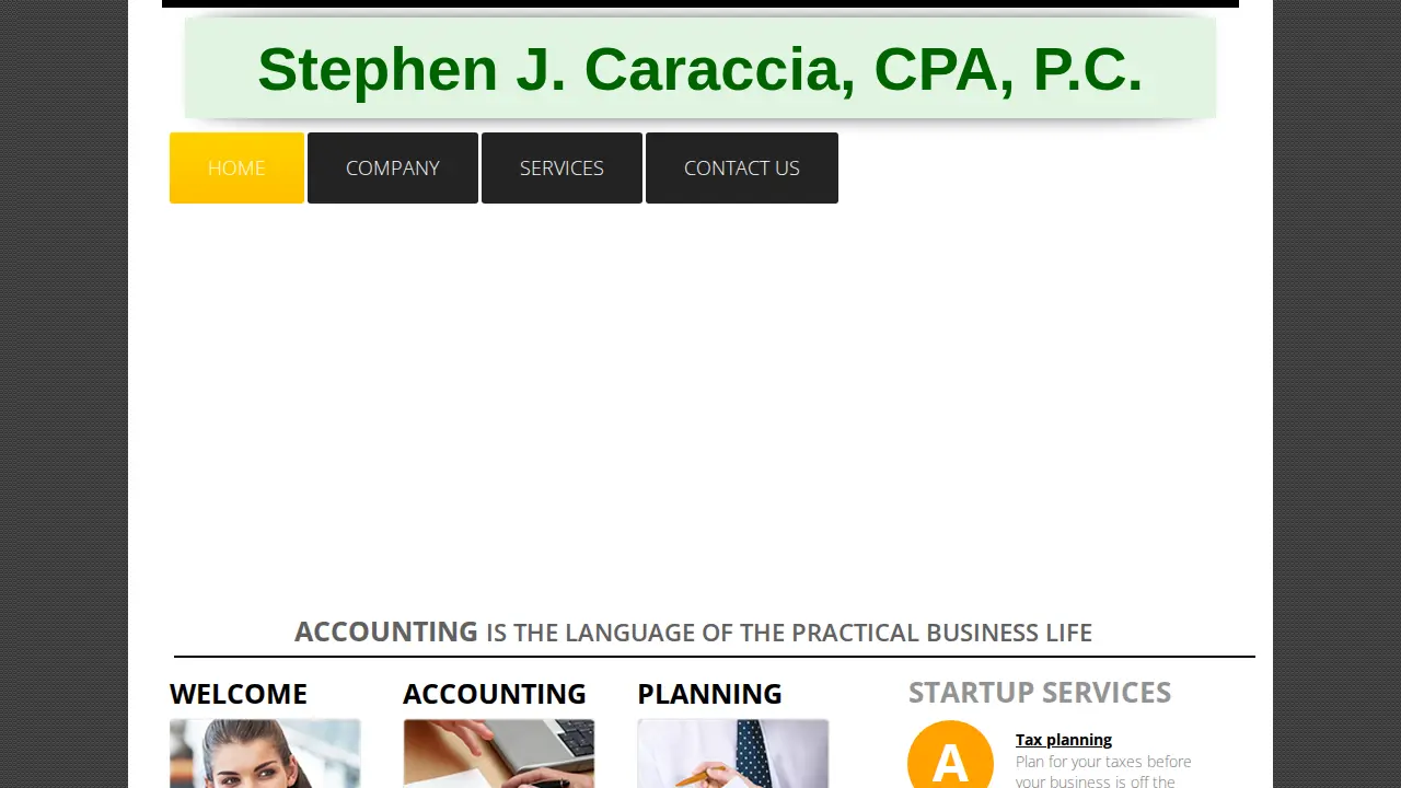 Stephen J. Caraccia, CPA, P.C. page