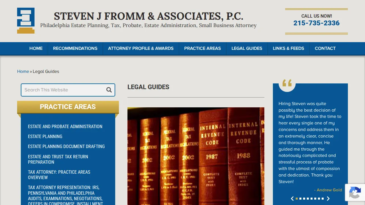 STEVEN J. FROMM & ASSOCIATES, P.C. page