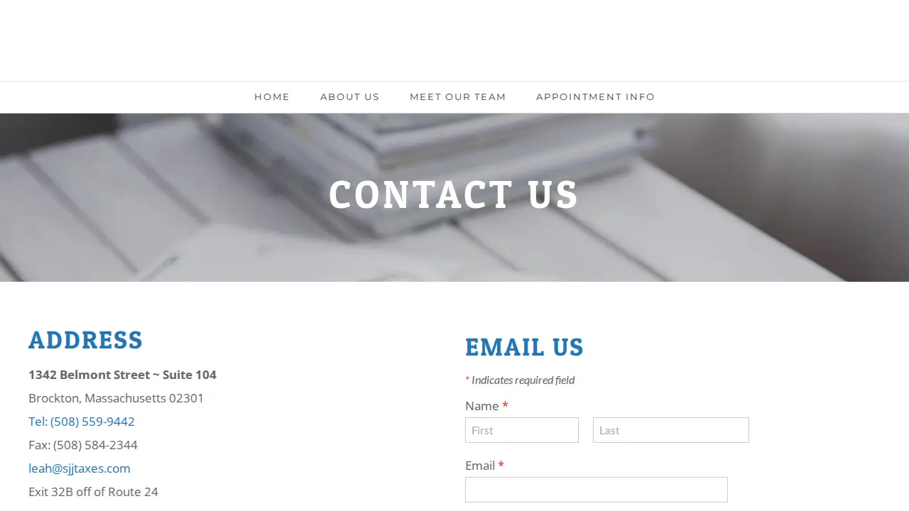 S J & J Inc page