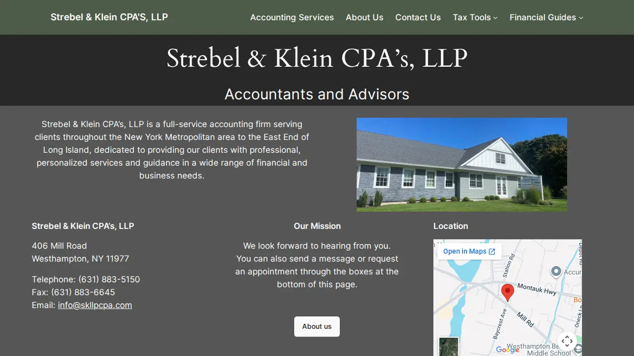 Strebel & Klein, LLP page