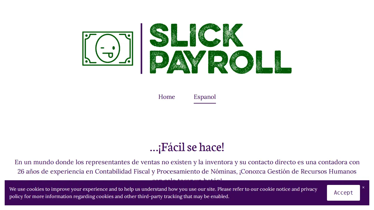 Slick Payroll LLC page