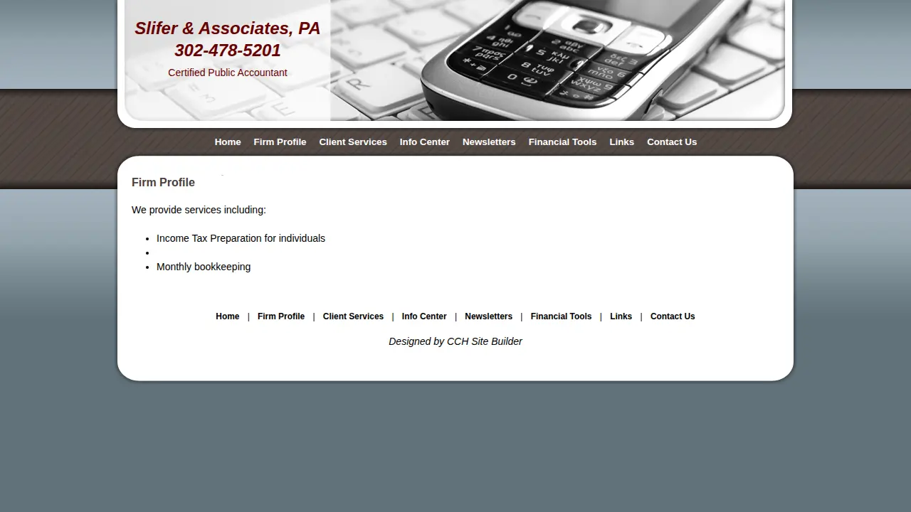 Slifer & Associates PA page