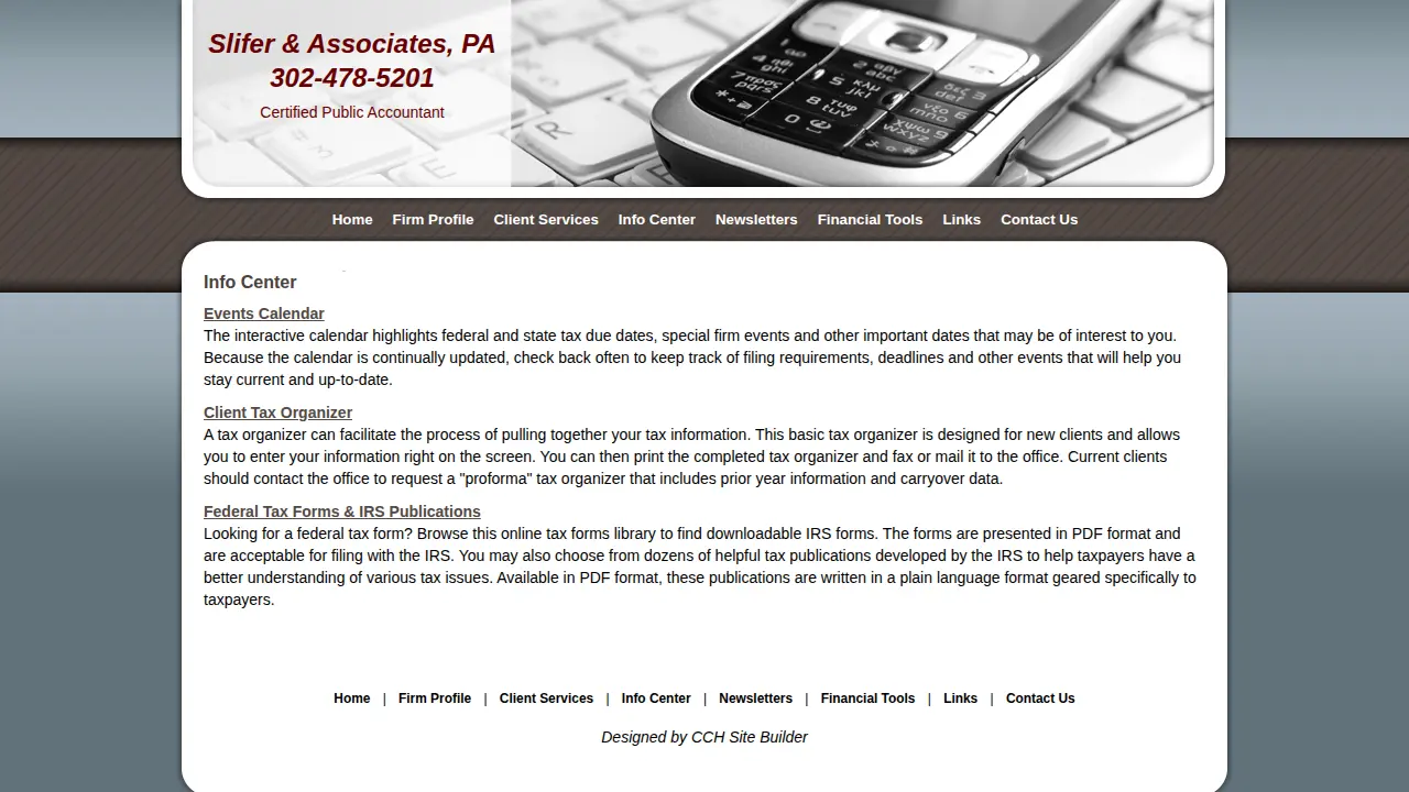 Slifer & Associates PA page