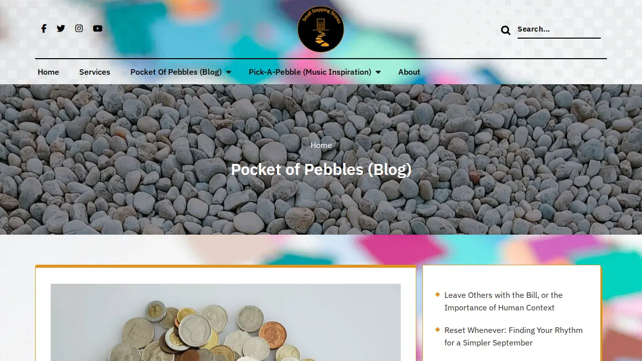Small Stepping Stones page