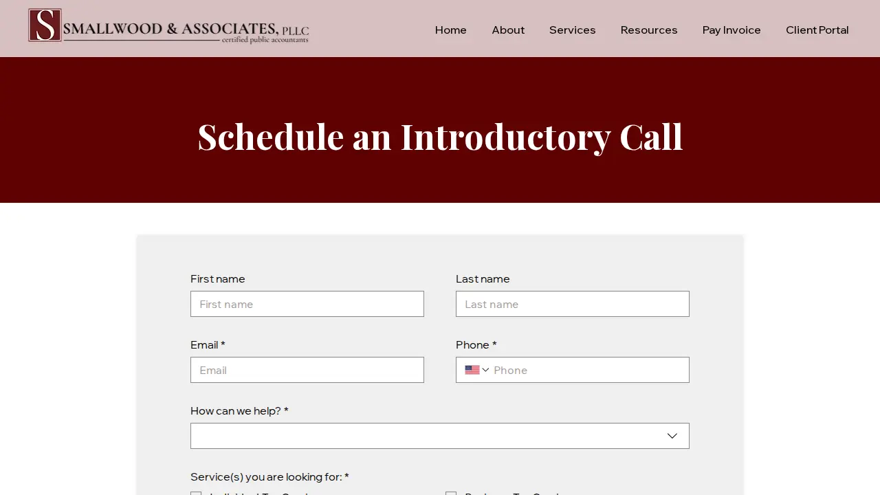 Smallwood & Associates, PLLC page