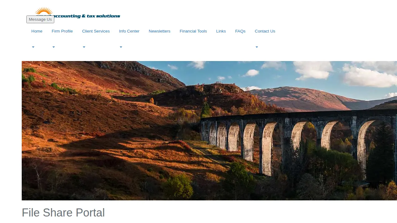 Smart Accounting & Tax Solutions page