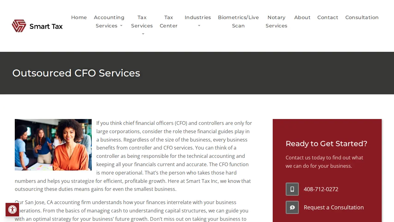 Smart Tax Inc. page