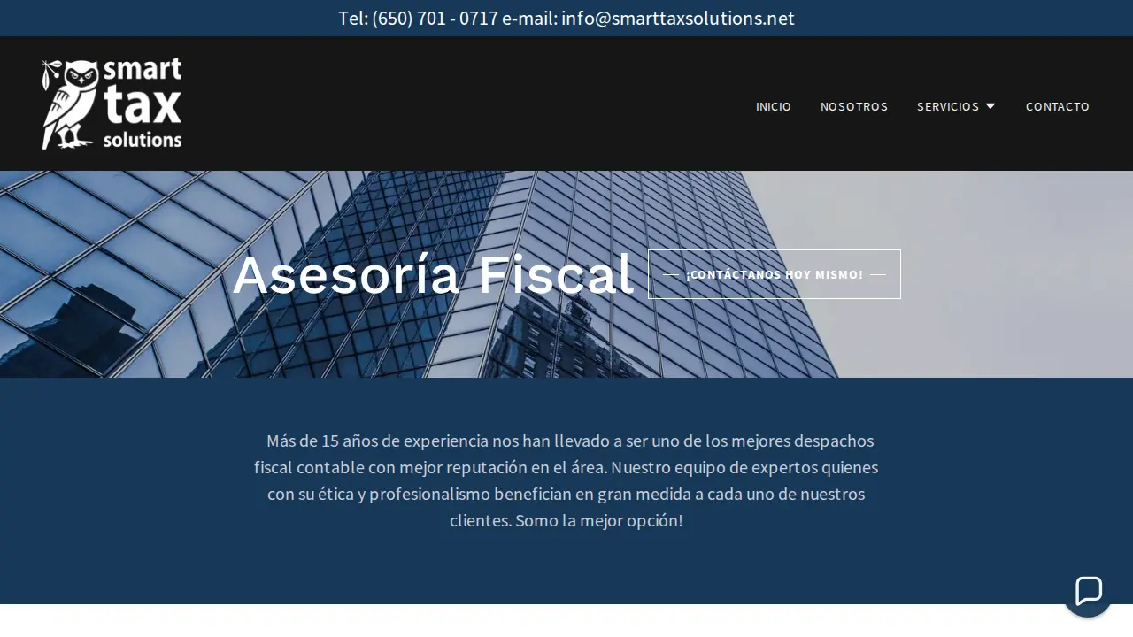 Smart Tax Solutions page
