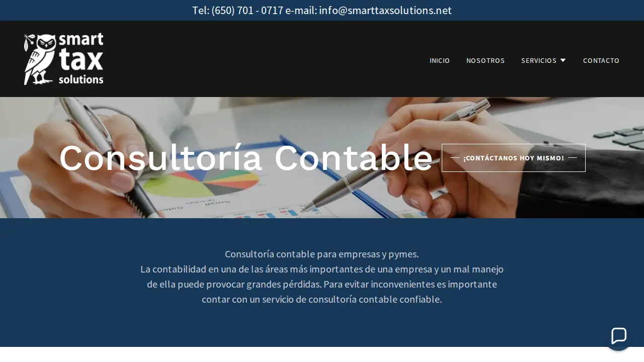 Smart Tax Solutions page