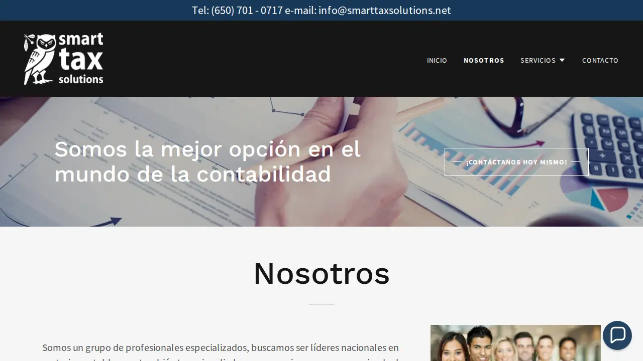 Smart Tax Solutions page