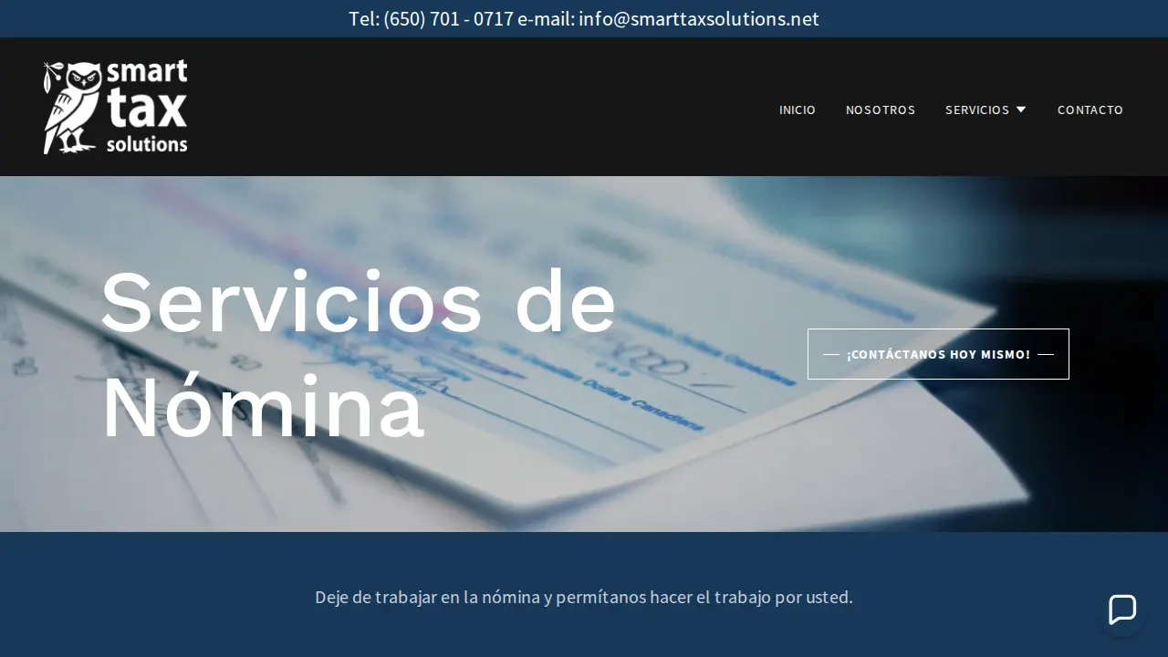 Smart Tax Solutions page
