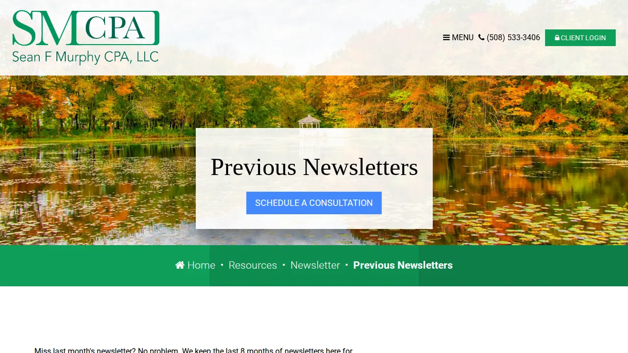 Sean F. Murphy, CPA page