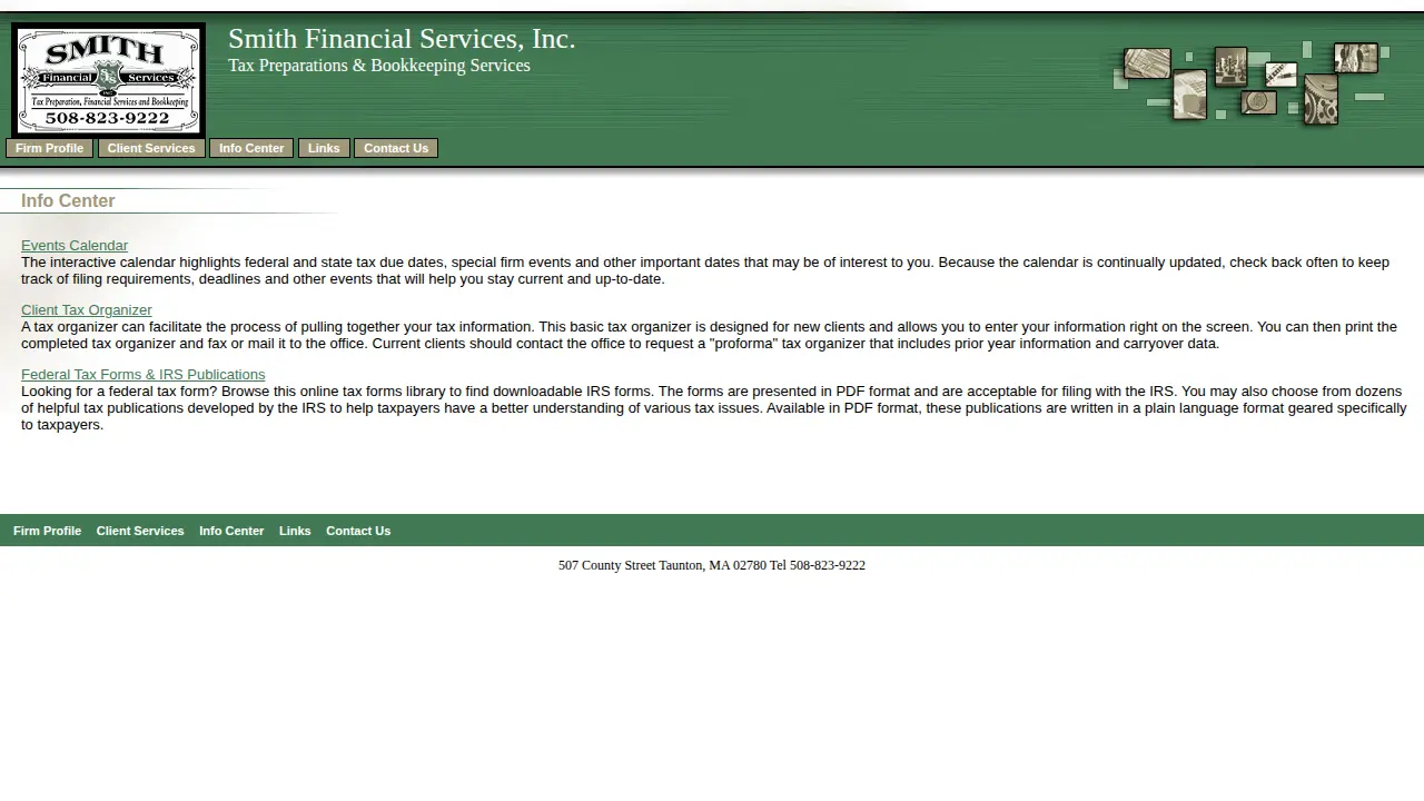 Smith Financial Services Inc page
