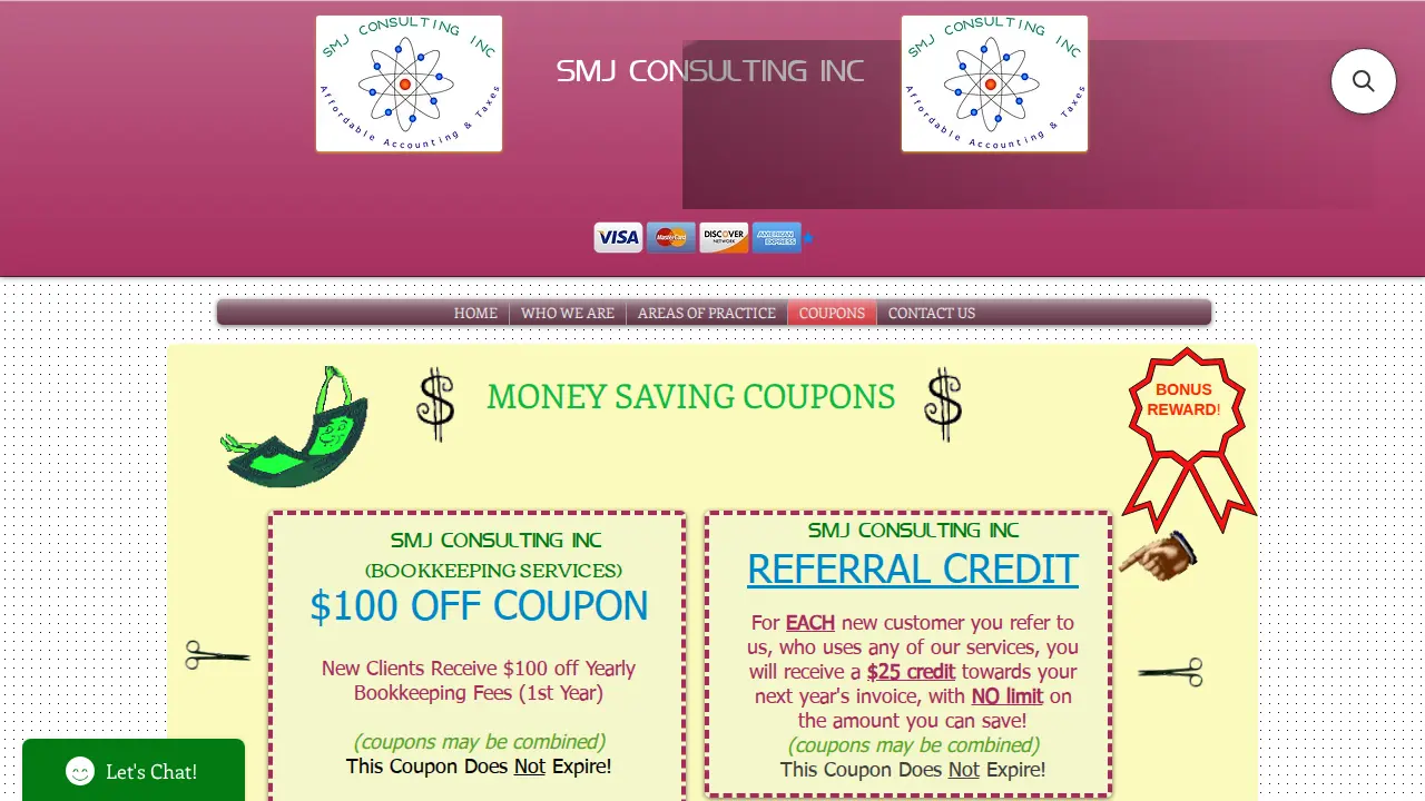 SMJ Consulting Inc page