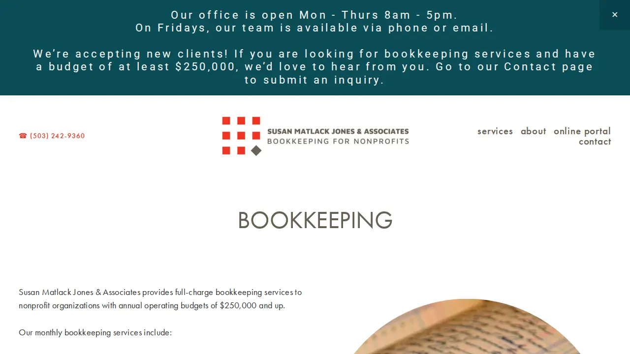 Susan Matlack Jones & Associates page