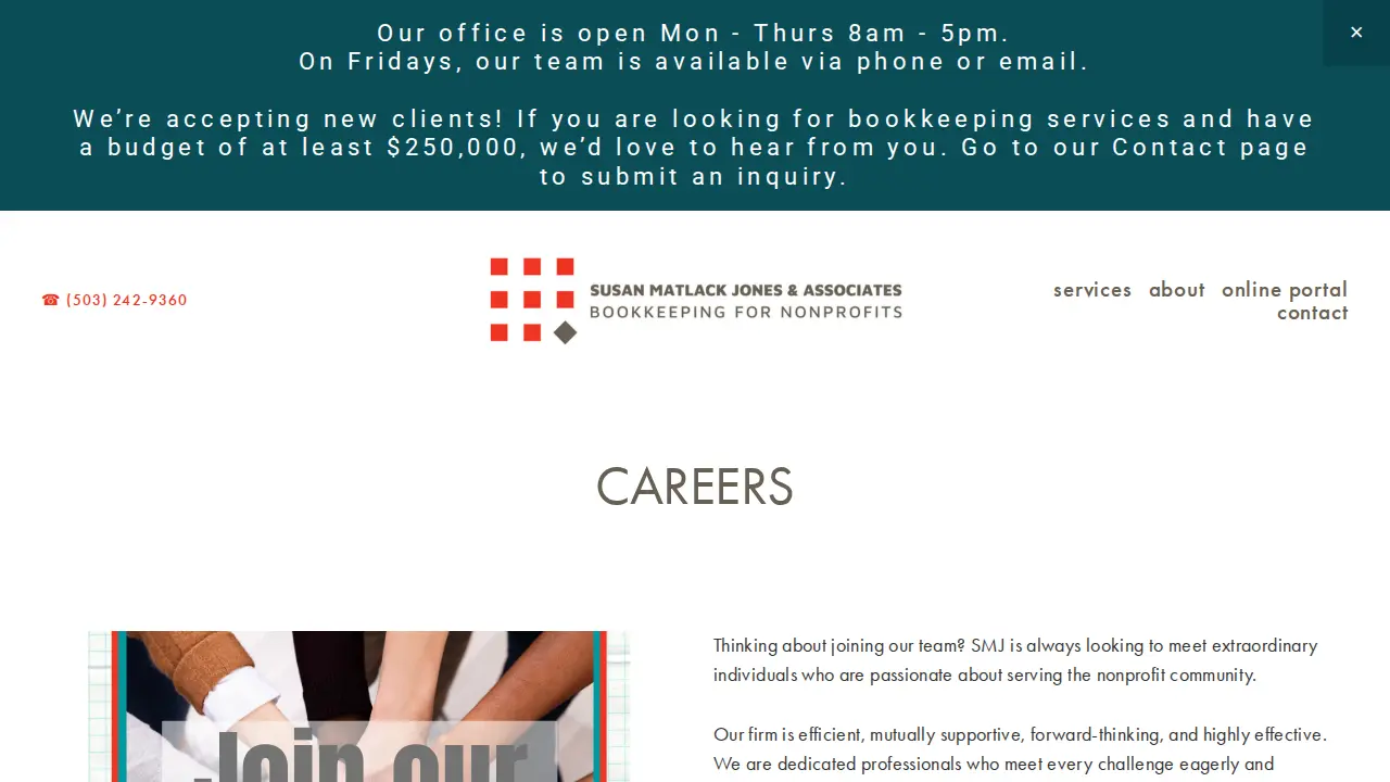 Susan Matlack Jones & Associates page