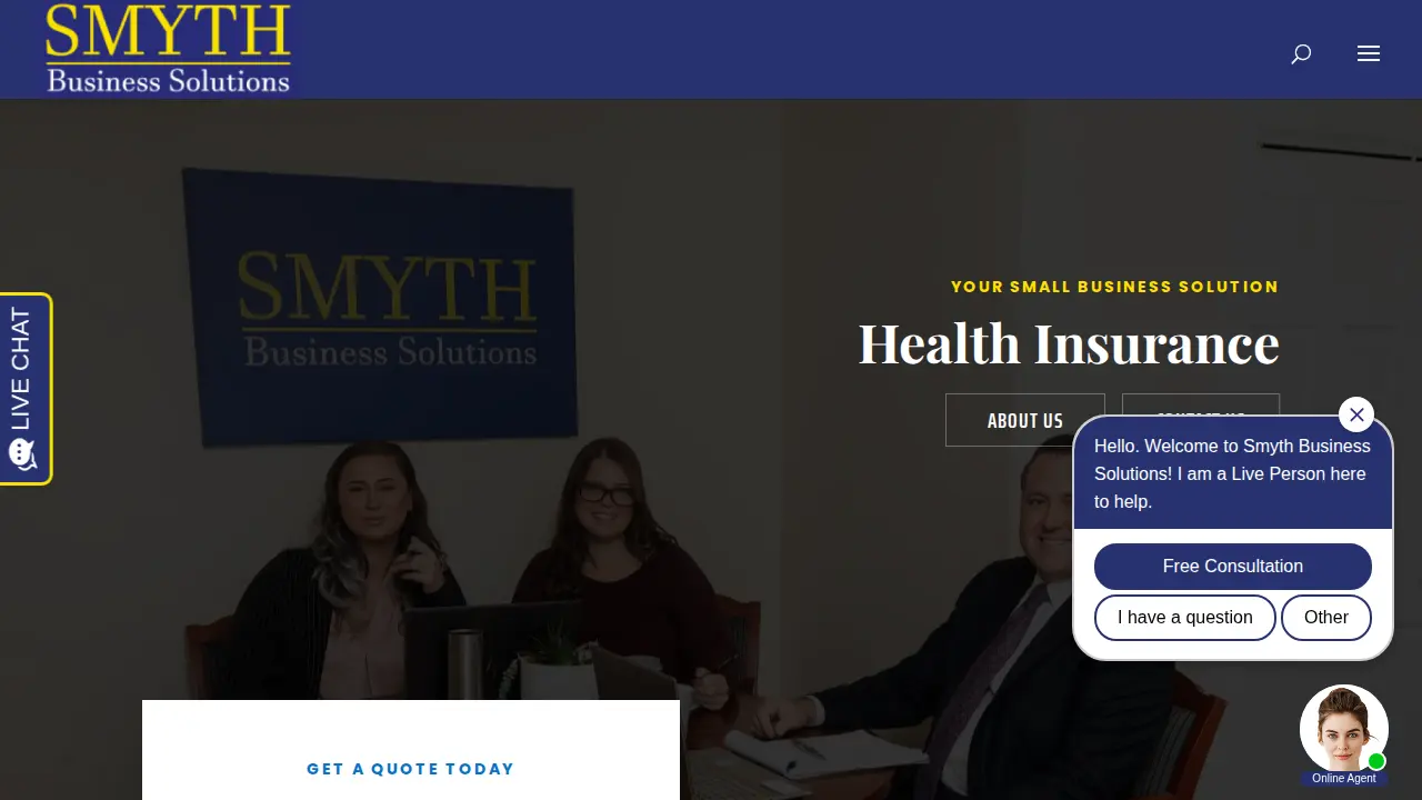 Smyth Business Solutions page