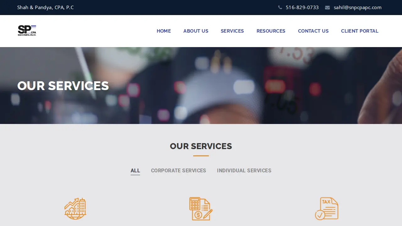 Shah & Pandya CPA PC page