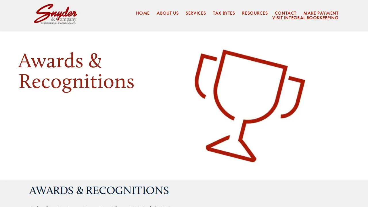 Snyder & Company page