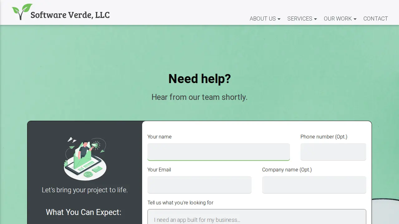 Software Verde, LLC page