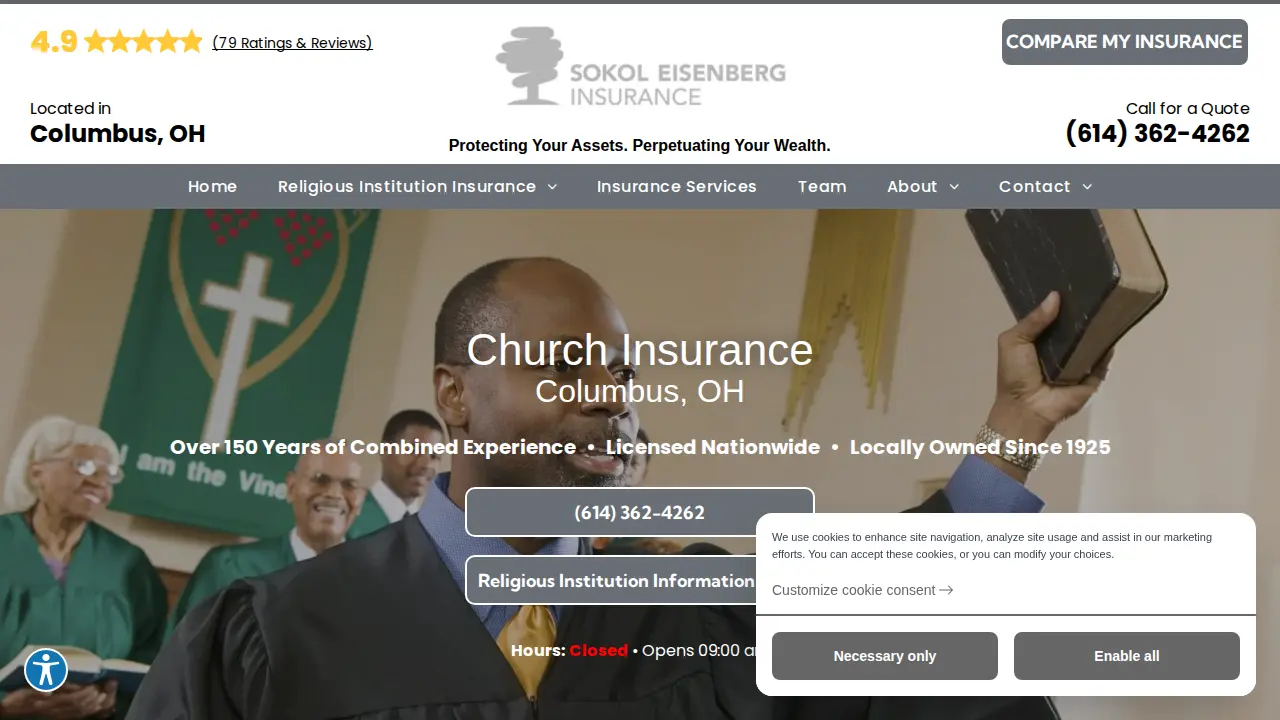 Sokol Eisenberg Insurance page